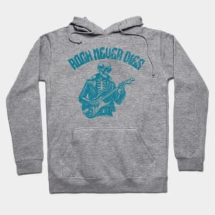 Rock never dies Hoodie